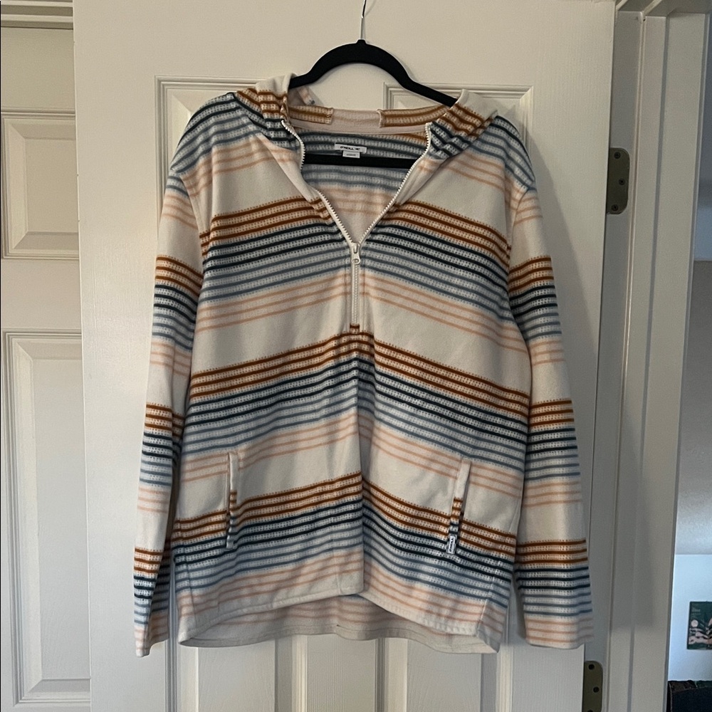 O'Neill Blue and Black Patterned Hoodie